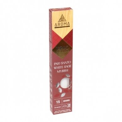 Aroma Palo Santo White Sage Myrrh smilkalai