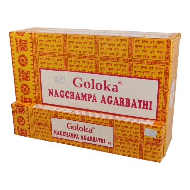 Goloka Nag Champa smilkalai x 12