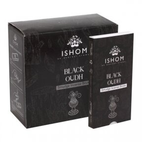 Ishom Black Oudh smilkalų plytelės x 12