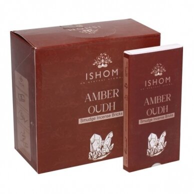 Ishom Amber Oudh smilkalų plytelės x 12