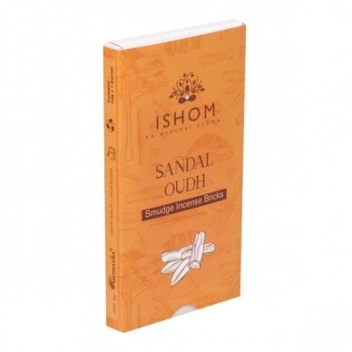 Ishom Sandal Oudh smilkalų plytelės