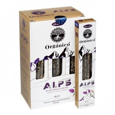 Organico Alps Black Vanilla Orchid smilkalai x 12