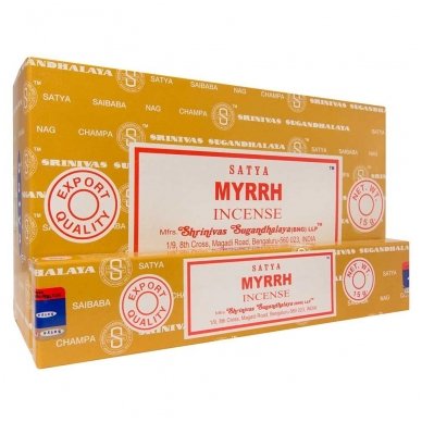 Satya Myrrh smilkalai x 12